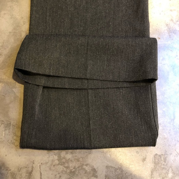 Express Editor Low Rise Dress Pant Slacks CHARCOAL BLACK - Picture 8 of 9